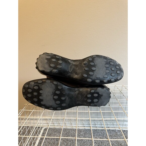 Tod's Lace-up Combat Boots in Dark Brown Suede Leather Italy Vibram Size 38.5 8 - Picture 6 of 11